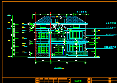 126平方米二层半独栋别墅设计图免费下载 - 别墅图纸 - 土木工程网